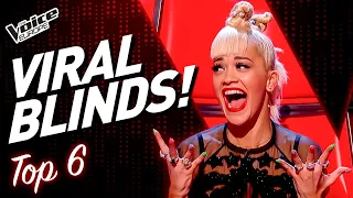 MOST VIRAL Blind Auditions on The Voice! | TOP 6 (Part 4)