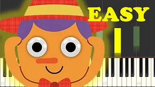 How To Play Noodle and Pals The Pinocchio On Piano EASY