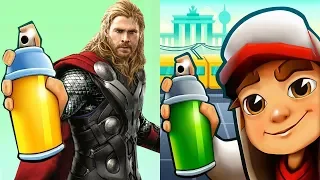 Subway Surfers JAKE vs THOR Rush Runner Gameplay HD