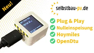 Smart Micro Solar - Einfache Nulleinspeisung für Hoymiles Wechselrichter mit OpenDTU und Shelly