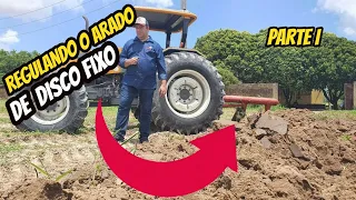 Como REGULAR o  ARADO de DISCO (PARTE #1)🚜