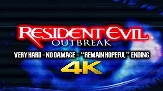 Resident Evil OUTBREAK【4K】Very Hard - No Damage - Lone Wolf - All "Remain Hopeful" Endings