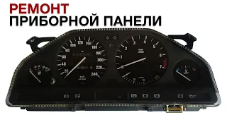 Ремонт приборной панели BMW E30. BMW E30 Dashboard Fix. Не работает указатель температуры двигателя.