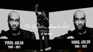 Idris Elba Leads Tribute to Virgil Abloh at The Fashion Awards 2021 presented by TikTok