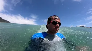 Slow motion footage from Ocean Beach New Zealand