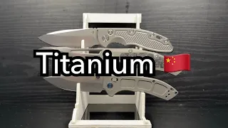 Битва Титанов. Три абсолютно разных ножа в титане.