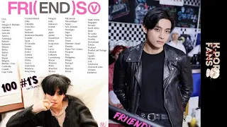 BTS V's FRI(END)S Song Makes History: First Song of 2024 to Top iTunes Charts in 100 Countries!