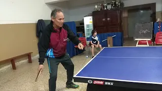 Tenis de mesa, tecnica derecha