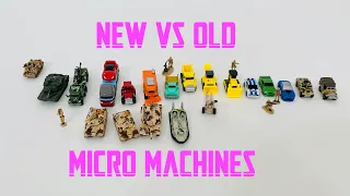 Micro Machines - New vs Old: Comparing the new 2020 Micro Machines vs older military Micro Machines