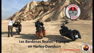 Espagne - Désert des Bardenas Reales en Harley Davidson