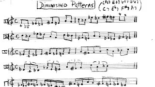 The DIMINISHED SCALE in depth, UNLOCK the secrets of jazz