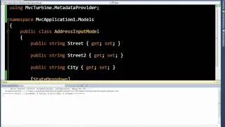 MvcTurbine.MetadataProvider Demo