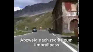 Abfahrt vom Stilfser Joch nach Bormio