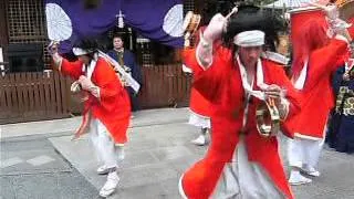 京都　玄武やすらい祭　昼の奉納踊り　2014.0413　Yasurai  Matsri  at  Genbu  Shrine  in  Kyoto  city