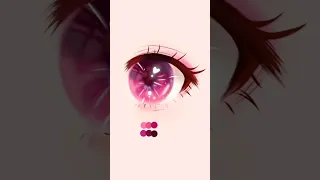 How I color anime eyes on ibispaintx 💖 [tutorial] #ibispaintx #drawing #anime
