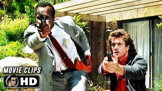 LETHAL WEAPON CLIP COMPILATION (1987) Mel Gibson, Movie CLIPS HD
