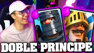 YoSoyRick JUEGA el **SUPER COMBO** DE DOBLE PRINCIPE! Mazo #clashroyale - YoSoyRick