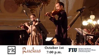 Ruckus in concert, October 1, 2022 with guest Emi Ferguson (Flutist)