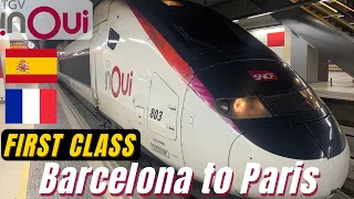 Barcelona to Paris - International First Class - TGV inOui