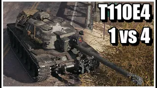 World of Tanks T110E4 - 11 Kills 8,3K Damage (1vs4) Highway