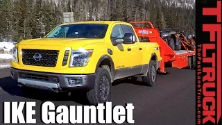 2016 Nissan Titan XD Diesel takes on the Extreme Ike Gauntlet Towing Review