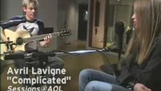 'Avril Lavigne 'Complicated' from Sessions@AOL' Video Avril Lavigne AOL Music2