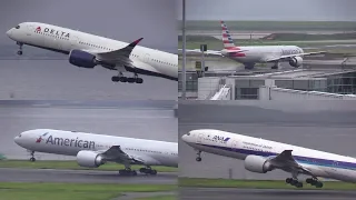 19/07/12 東京国際空港（羽田空港） 国際線機材 離陸シーン Take off Scenes of International Airliners at Tokyo Int'l Airport