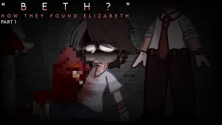 “Beth?” / How They Found Elizabeth / part 1 / William Afton Angst / TW / READ DESC