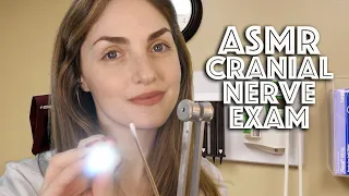 ASMR Doctor | Realistic Cranial Nerve Exam in 4k