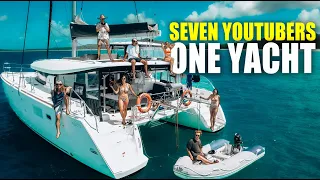 Ultimate Whitsunday Adventure: 7 YouTubers Take on a LUXURY CATAMARAN - PART 1 | Sailing Sunday