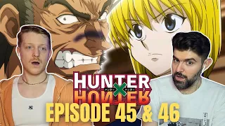 HxH IS WILD! | Hunter × Hunter 45 & 46 | REACTION | ハンターハンター | FIRST TIME WATCHING