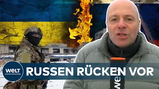 UKRAINE-KRIEG: Schlacht um Donbass - Russen kämpfen sich voran | WELT Analyse