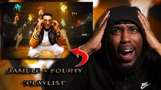 JAMULE x FOURTY - PLAYLIST [Official Video] Reaction || HoodieQReacts