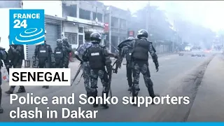 Police and Sonko supporters clash in Dakar as opposition leader is jailed • FRANCE 24 English