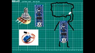 2 урок управление потенциометром сервопривод
