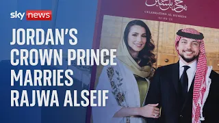 Jordan’s Crown Prince Hussein marries Saudi architect Rajwa Alseif