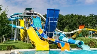 AMAZING Indoor & Outdoor Water Park in Sárvár, Hungary! (All Slides)