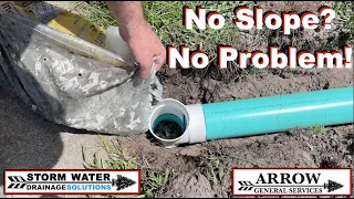 How To Drain A Yard With No Slope - Flooding Issue Solved