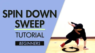 House Dance Basic Moves Tutorial | Spin Down Sweep