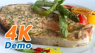 【4K Demo】Samsung 4K Demo Video: Colorful Food