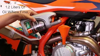 KTM Four-Stroke Oil Change - Cycle News