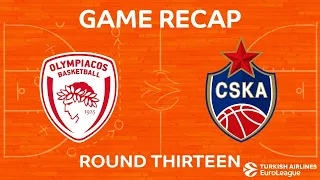 2017.12.20 - Olympiacos Piraeus vs CSKA Moscow 88-86 (Euroleague 2017-18, RS, Game 13)