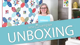 Fat Quarter Shop's "Sew Sampler" Monthly Subscription Quilting Box - August 2020 Unboxing