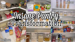 ✨NEW! PANTRY ORGANIZATION 2022 | INSANE PANTRY TRANSFORMATION | SMALL PANTRY ORGANIZATION