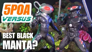 BLACK MANTA VERSUS! DC Multiverse Aquaman and the Lost Kingdom vs Page Punchers Action Figure Review