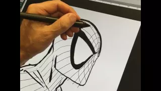 Live Drawing of Spider-Man