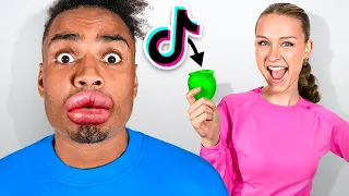 VIRALE TikTok PRODUKTE testen! 😨 FAKE oder REAL? (ft.Theresa)