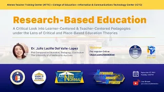 Research Based Education - Webinar