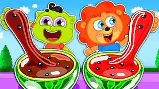 Pequeño Leon | Sandía de caramelo | Dibujos animados | Video Para Niños