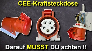 400V CEE Kraftsteckdose richtig anschließen (Drehstrom) + wichtige Tipps + Drehfeld messen